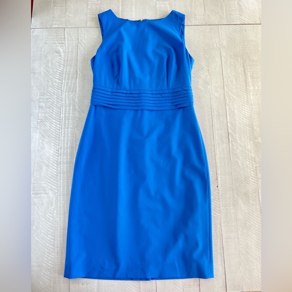 J Crew 365 Sleeveless Sheath Dress in Elegant Blue NWT size 8 - Picture 2 of 9